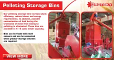 Pelleting storage bins | Drotsky