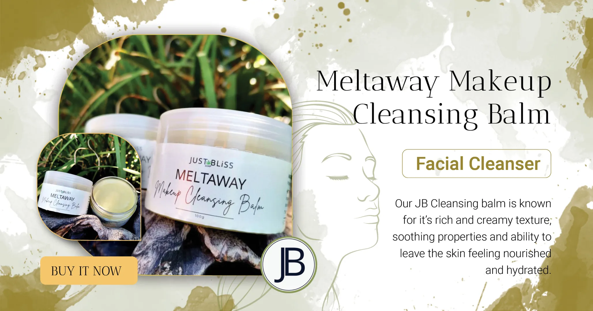 Meltaway makeup cleansing balm | JUST Bliss