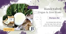 Handcrafted vegan & zero waste shampoo bar | Vanilla | JUST Bliss
