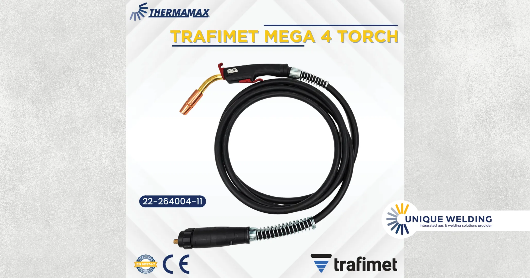 TRAFIMET MEGA 4 (400A) and MEGA 5 (500A) torch  | Unique Welding