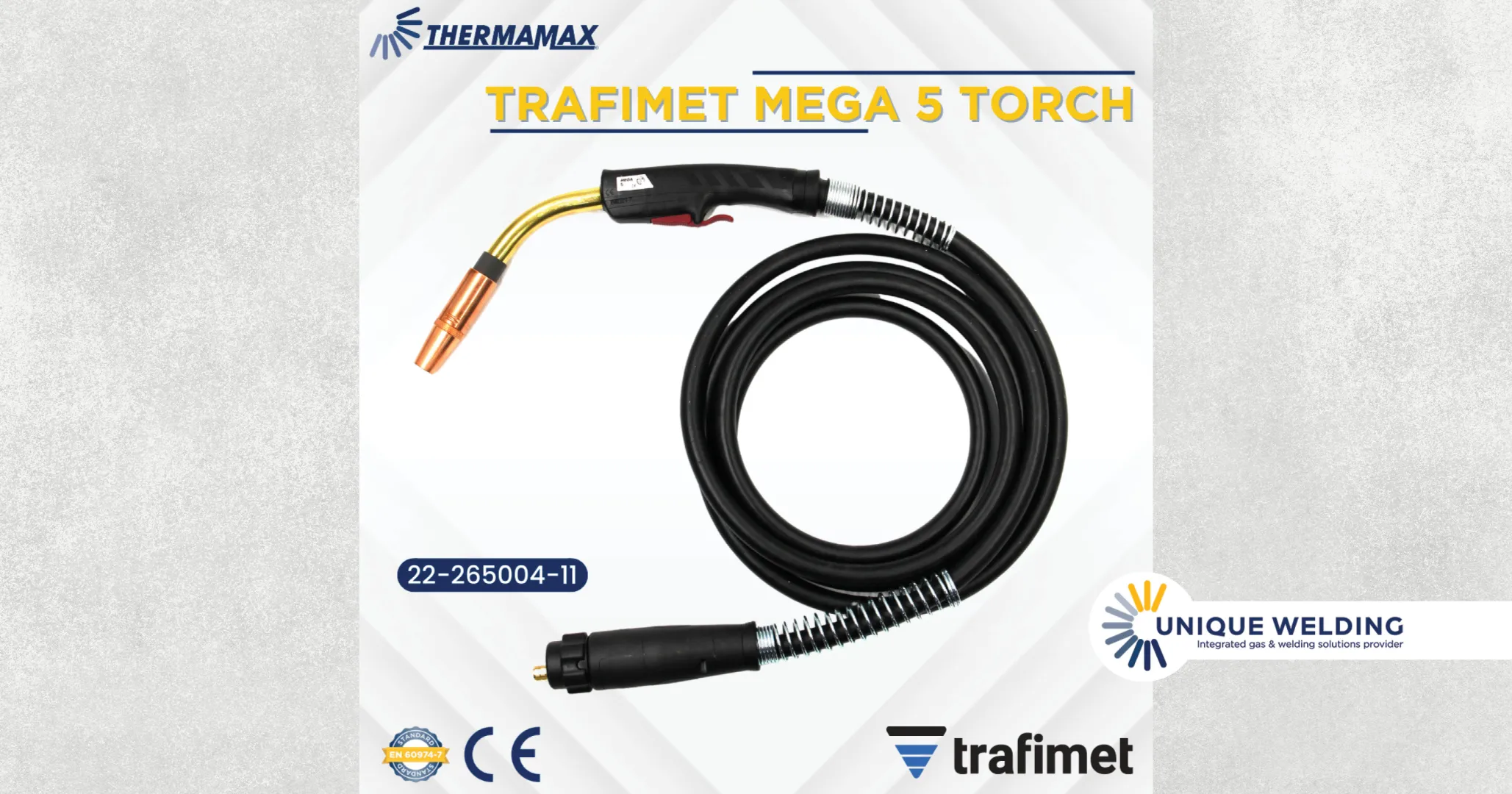 TRAFIMET MEGA 4 (400A) and MEGA 5 (500A) torch  | Unique Welding