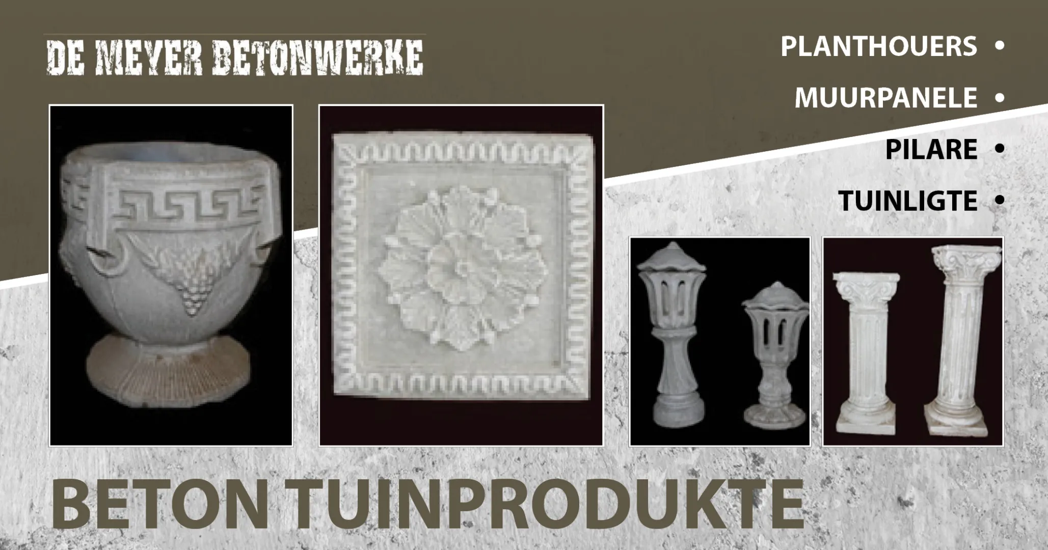 Beton produkte | De Meyer Betonwerke