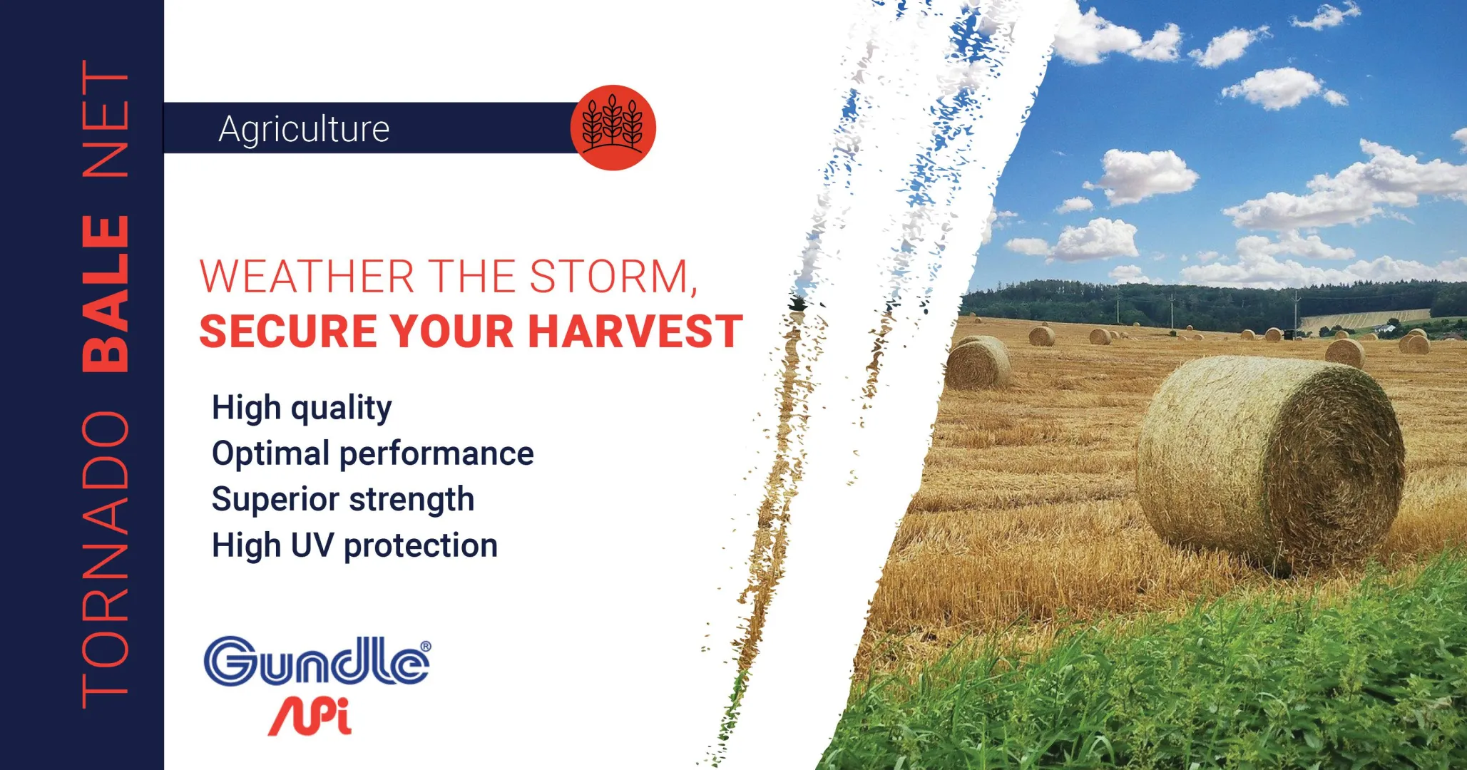 Tornado bale net | Gundle®