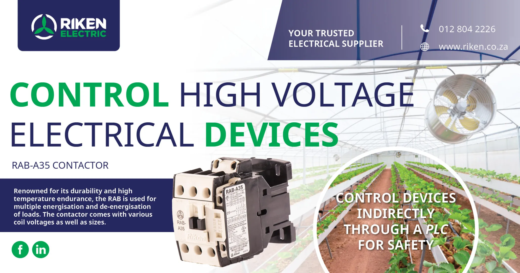 Control High Voltage Electrical Devices | Riken Electric
