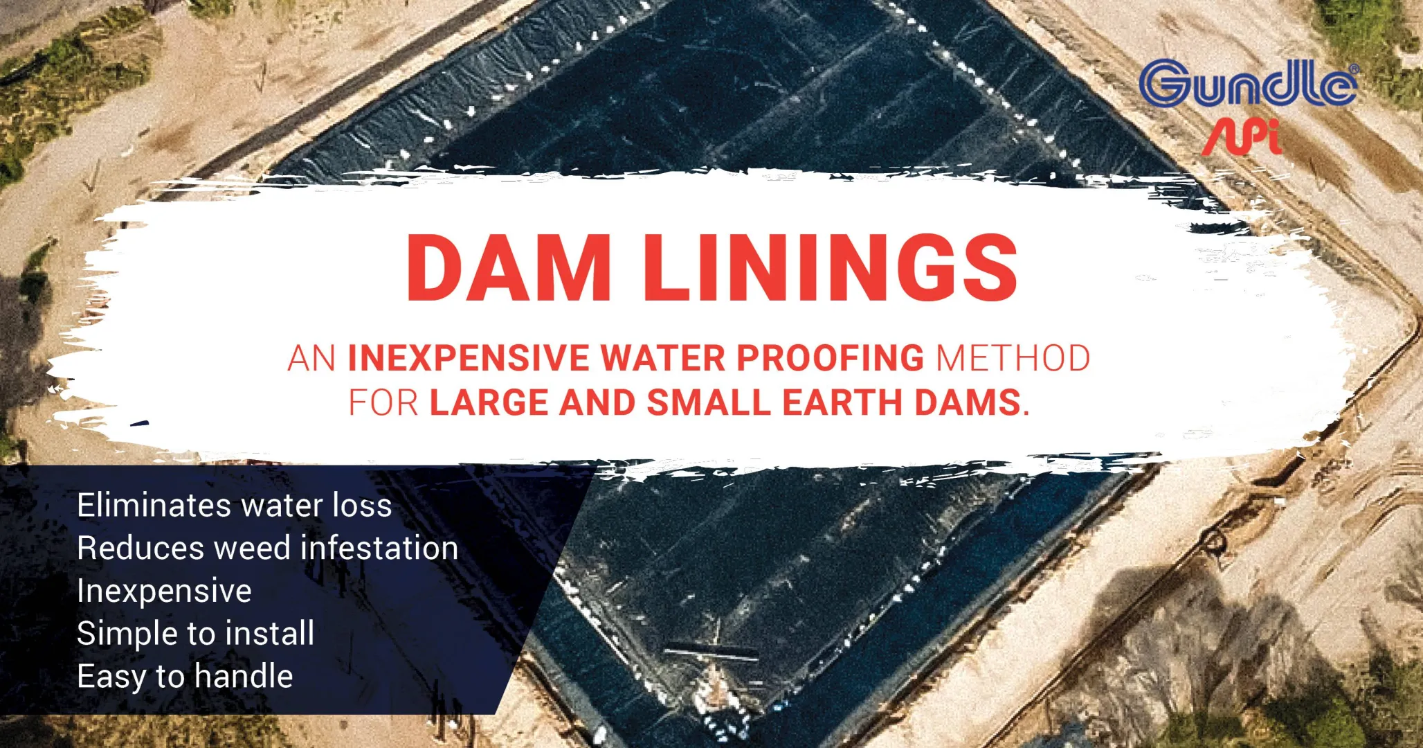 Dam linings | Gundle®
