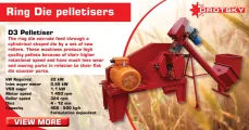 Ring die pelletisers | D3 Pelletiser | Drotsky