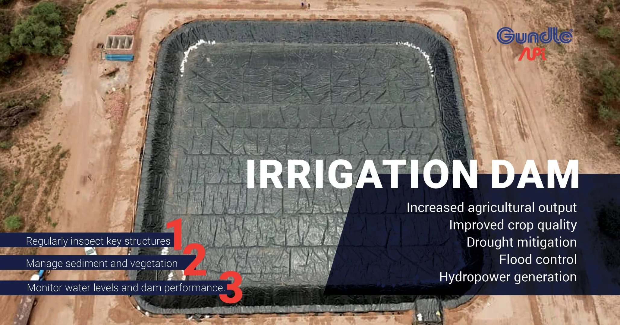 Irrigation dam | Gundle®