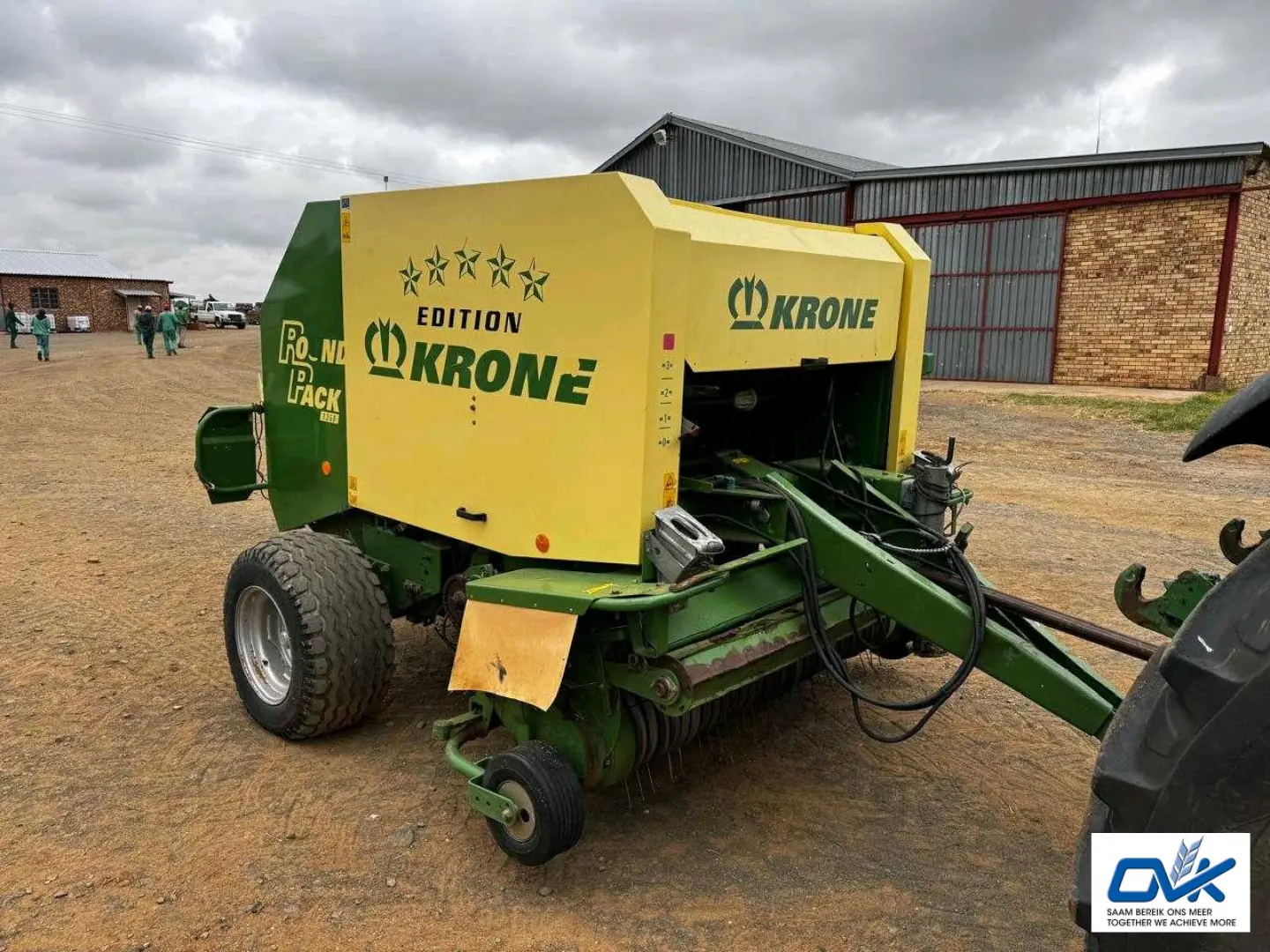 2012 Krone 1250RP NET/TWINE Round Baler