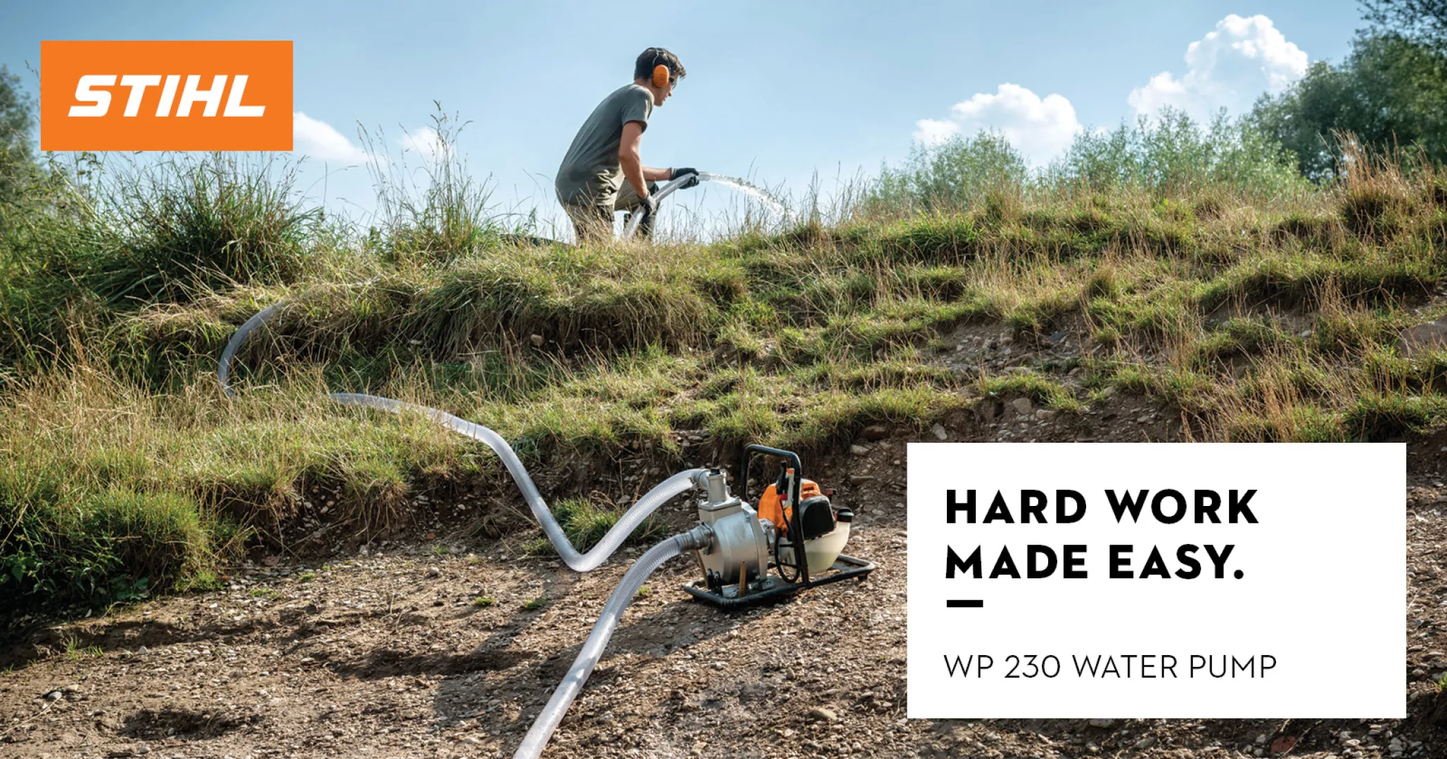 Hard work made easy with the WP 230 Water Pumps | STIHL