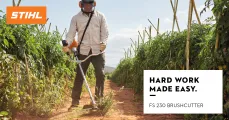Hard work made easy with the FS 230 Brushcutter | STIHL