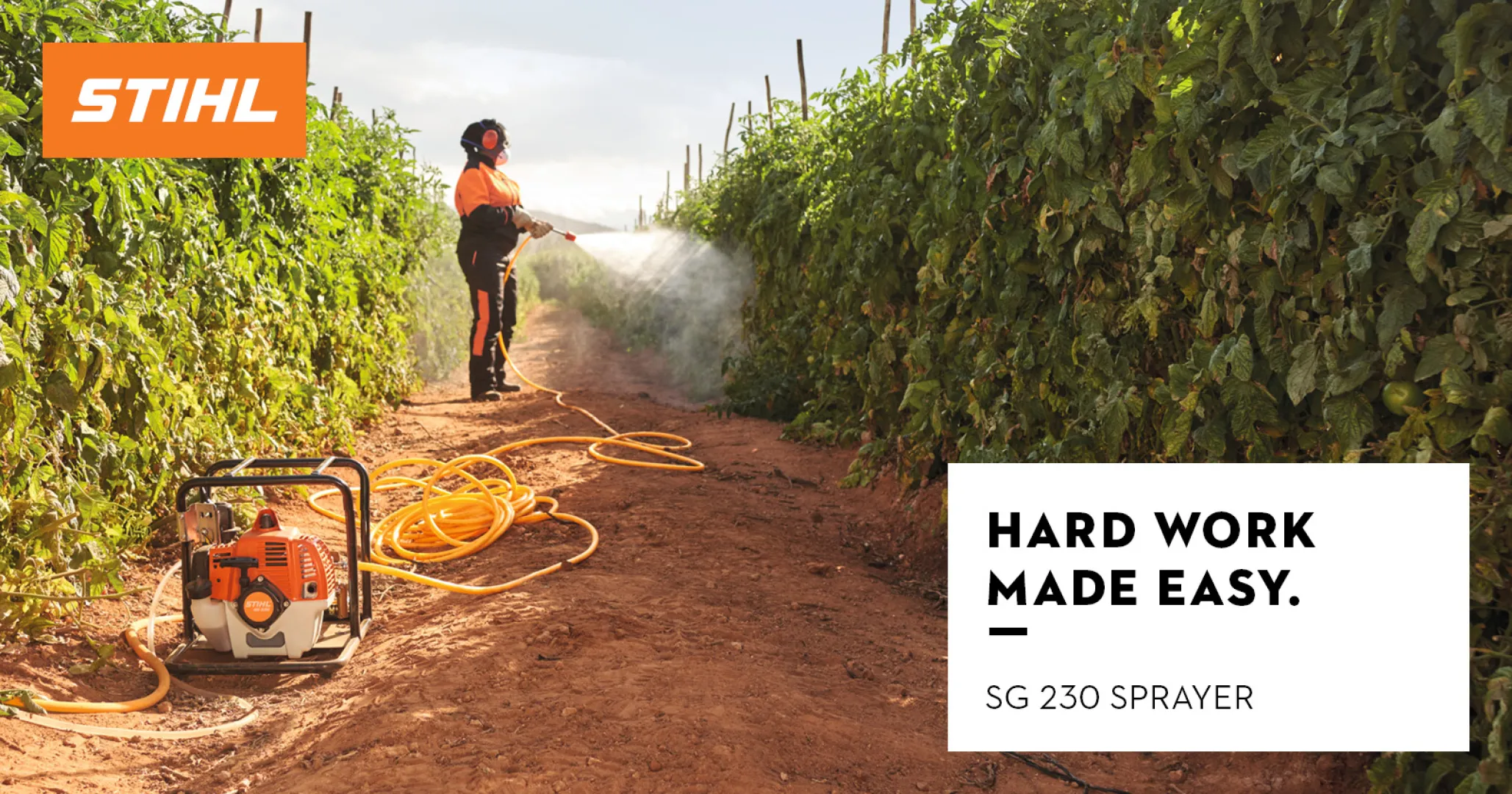 Hard work made easy | SG 230 Sprayer | STIHL