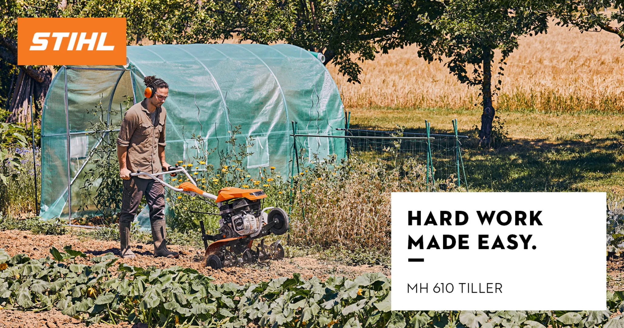 Hard work made easy with the MH 610 Tiller | STIHL