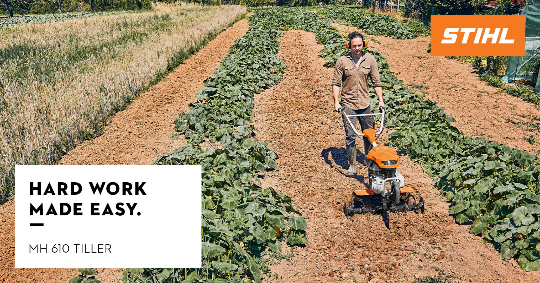 Hard work made easy with the MH 610 Tiller | STIHL