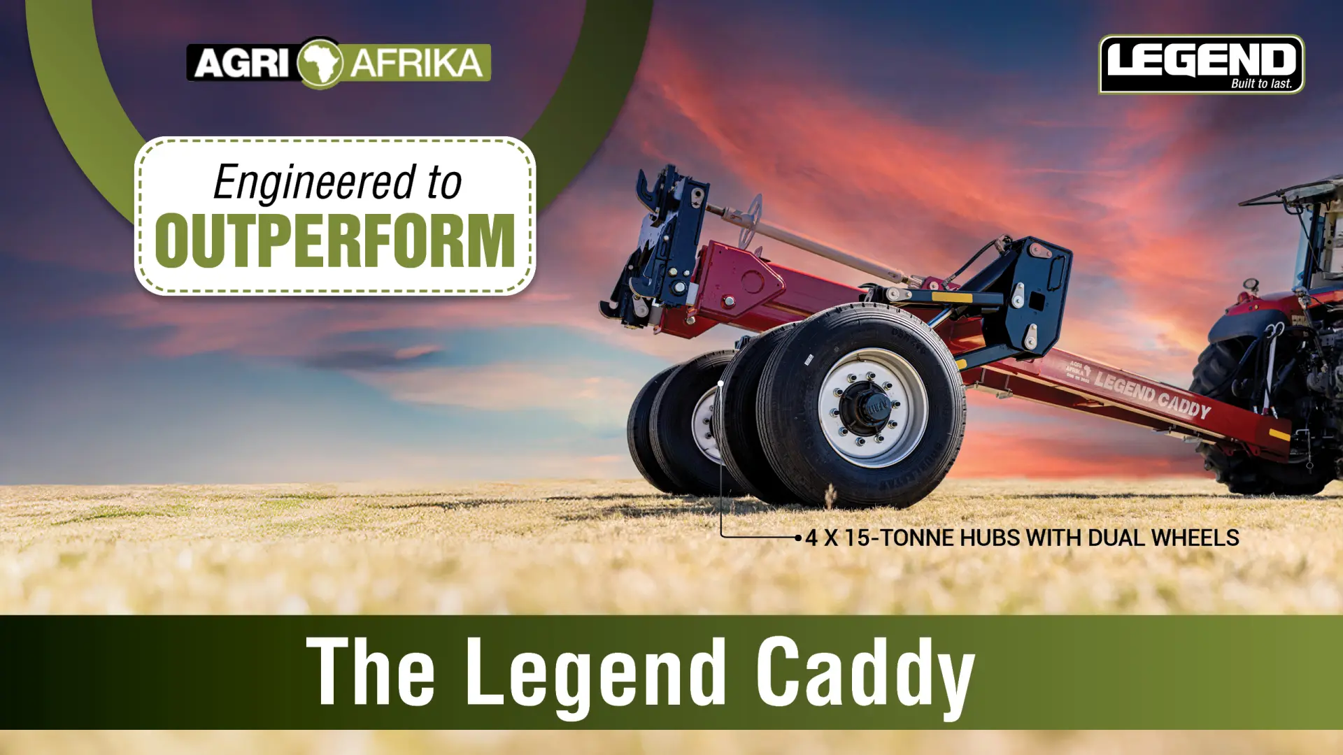 The Legend Caddy |  Engineered to Outperform | Agri Afrika 