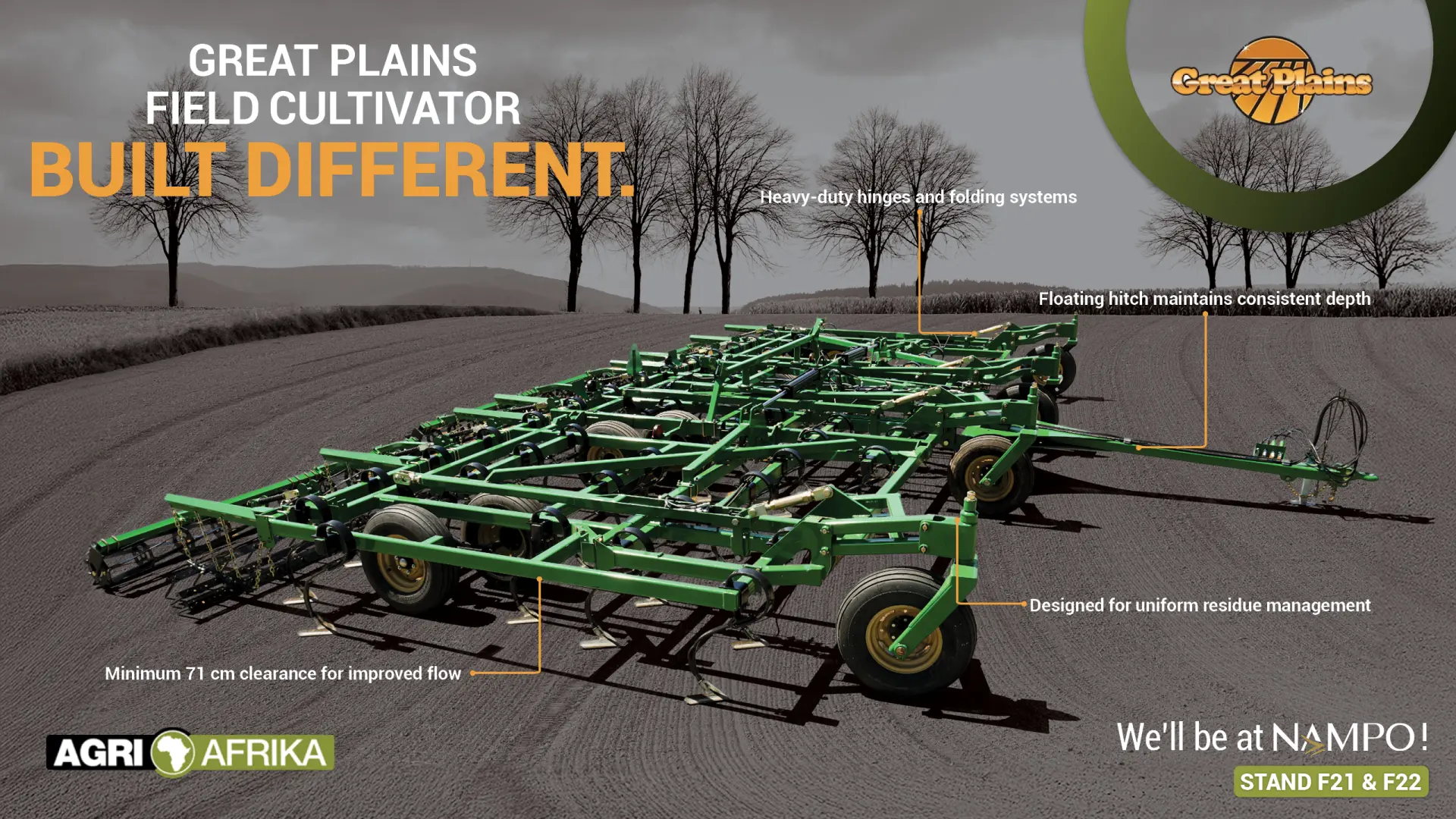 Great Plains Field Cultivator Built Different | Agri Afrika