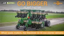 Go Bigger Plant Faster | 12-16 Row Stack-Fold Planter | Agri Afrika 