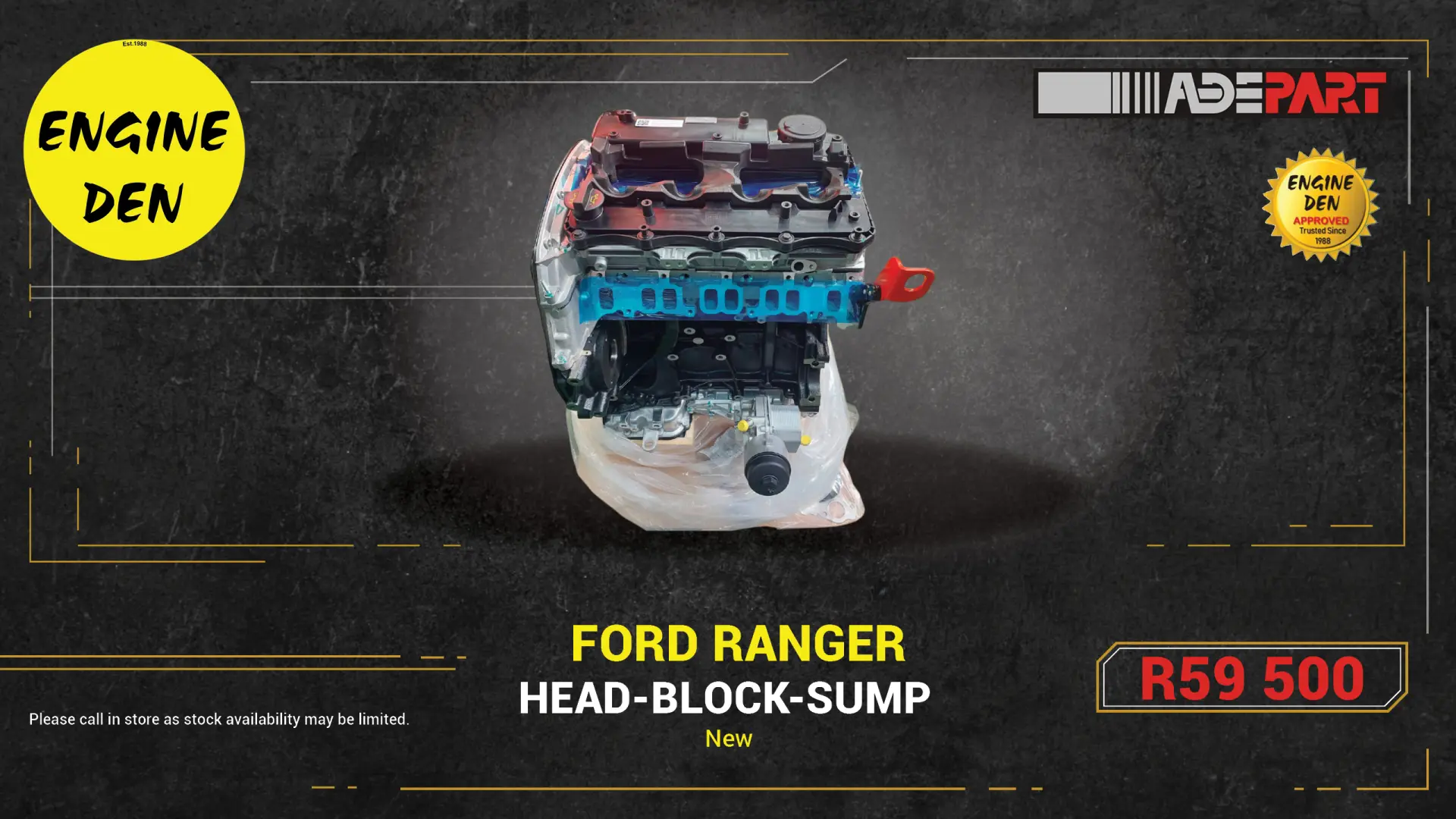 Ford Ranger head-block-sump | Engine Den