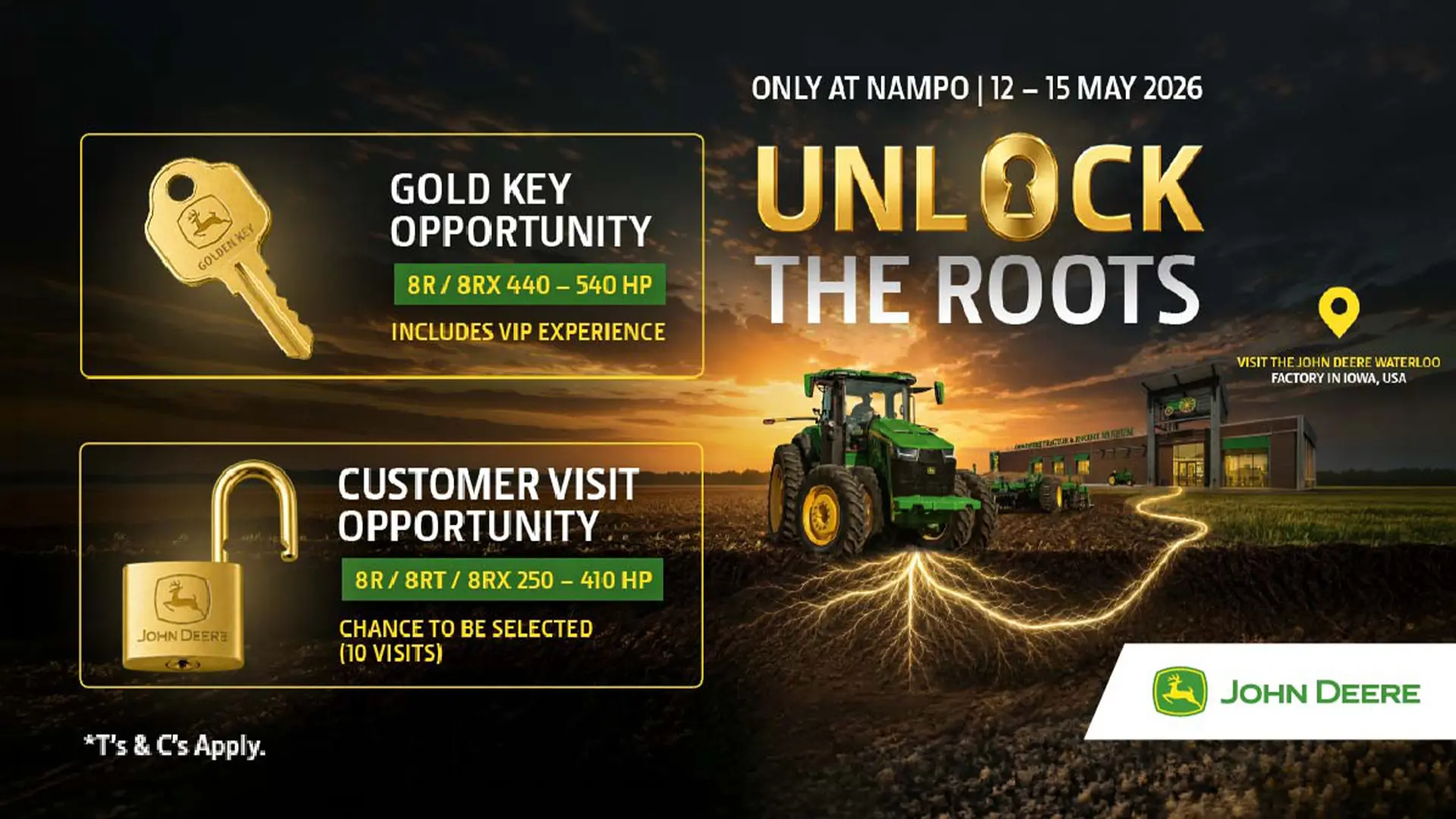 Only at NAMP0 | 12 - 15 May 2026 - Unlock the roots
