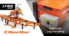 Professional Hydraulic Log Handling | LT20 Start | Wood-Mizer