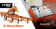 Precision Sawing with Advanced Setworks | LT20 Start | Wood-Mizer