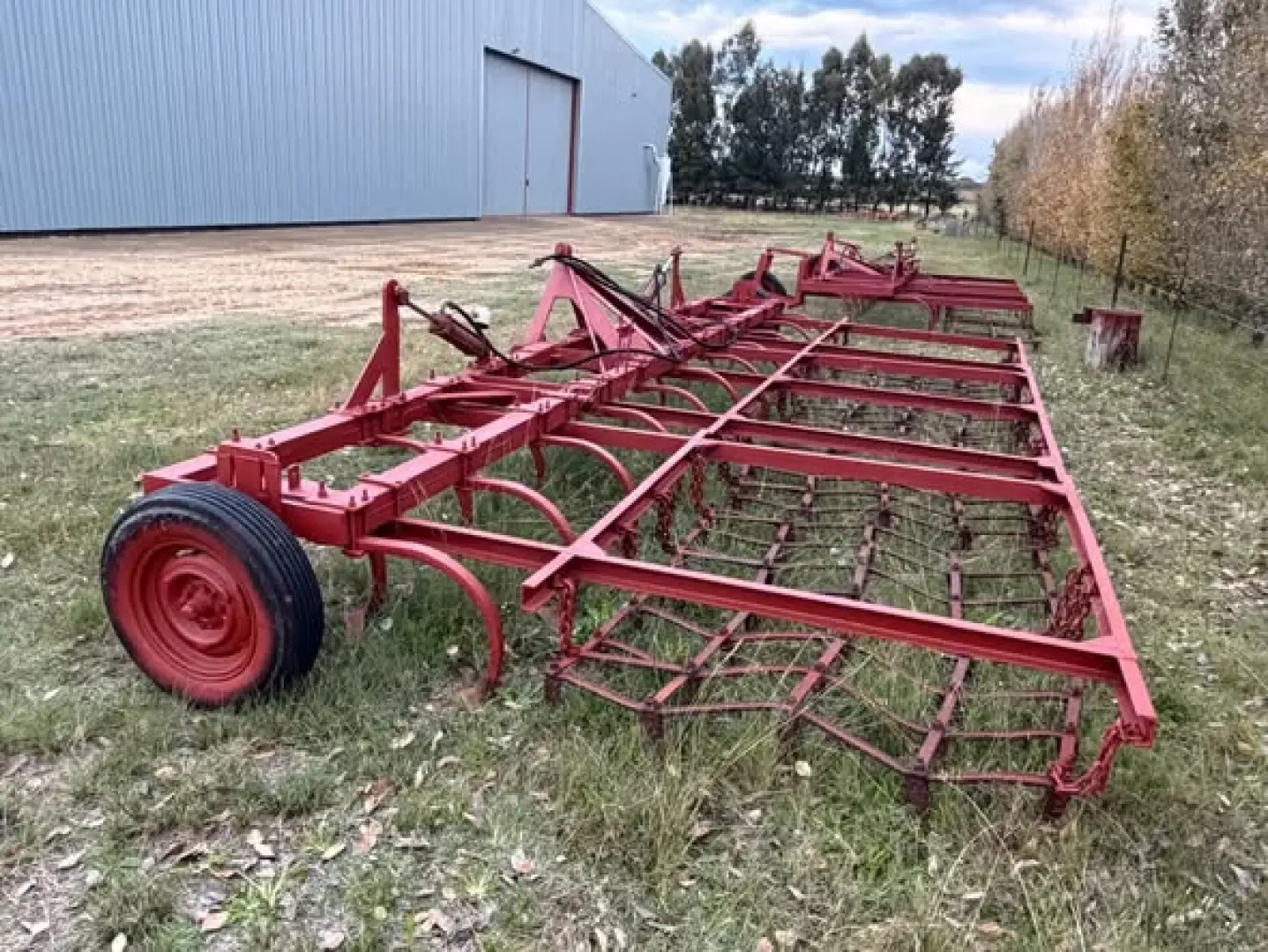 6.6meter hidroulies opvoubare krapper met soilmaster tande en eggies | Agrimar 