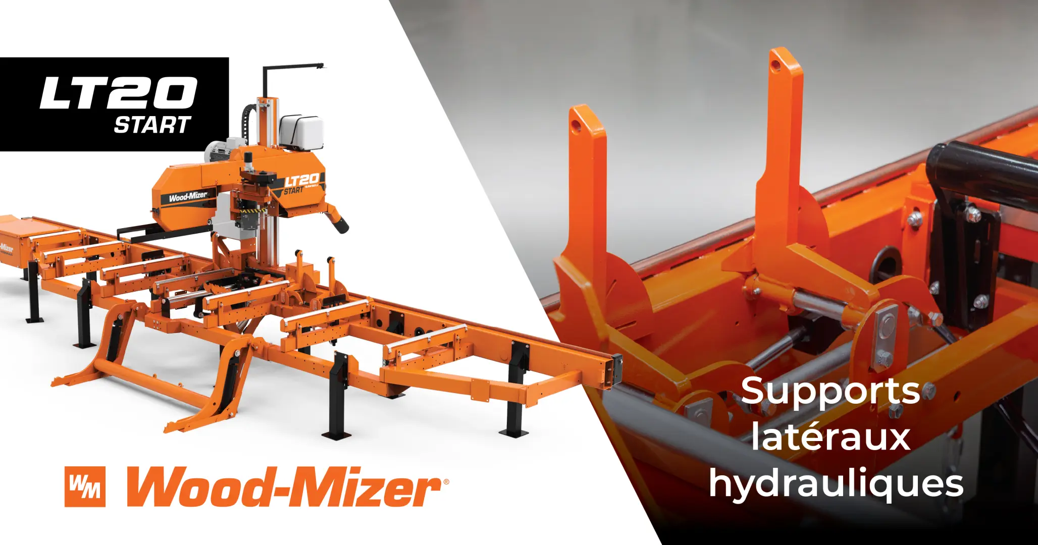 Hydraulique complète, prête à l’action ! | Série de scieries LT20 | Wood-Mizer