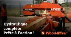Hydraulique complète, prête à l’action ! | Série de scieries LT20 | Wood-Mizer