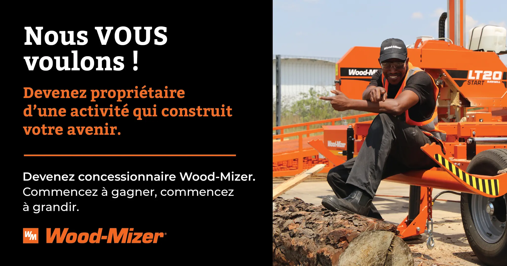 Devenez concessionnaire Wood-Mizer | Commencez à gagner, commencez à grandir | Wood-Mizer 