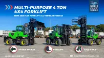 Get the job done: 4 Ton 4x4 multi-purpose forklift for sale from Impala Truck Sales