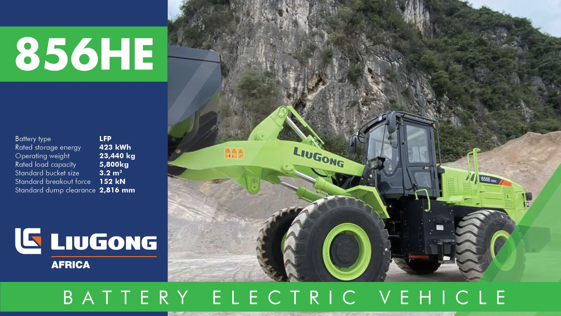 856HE Wheel loader | LiuGong Africa