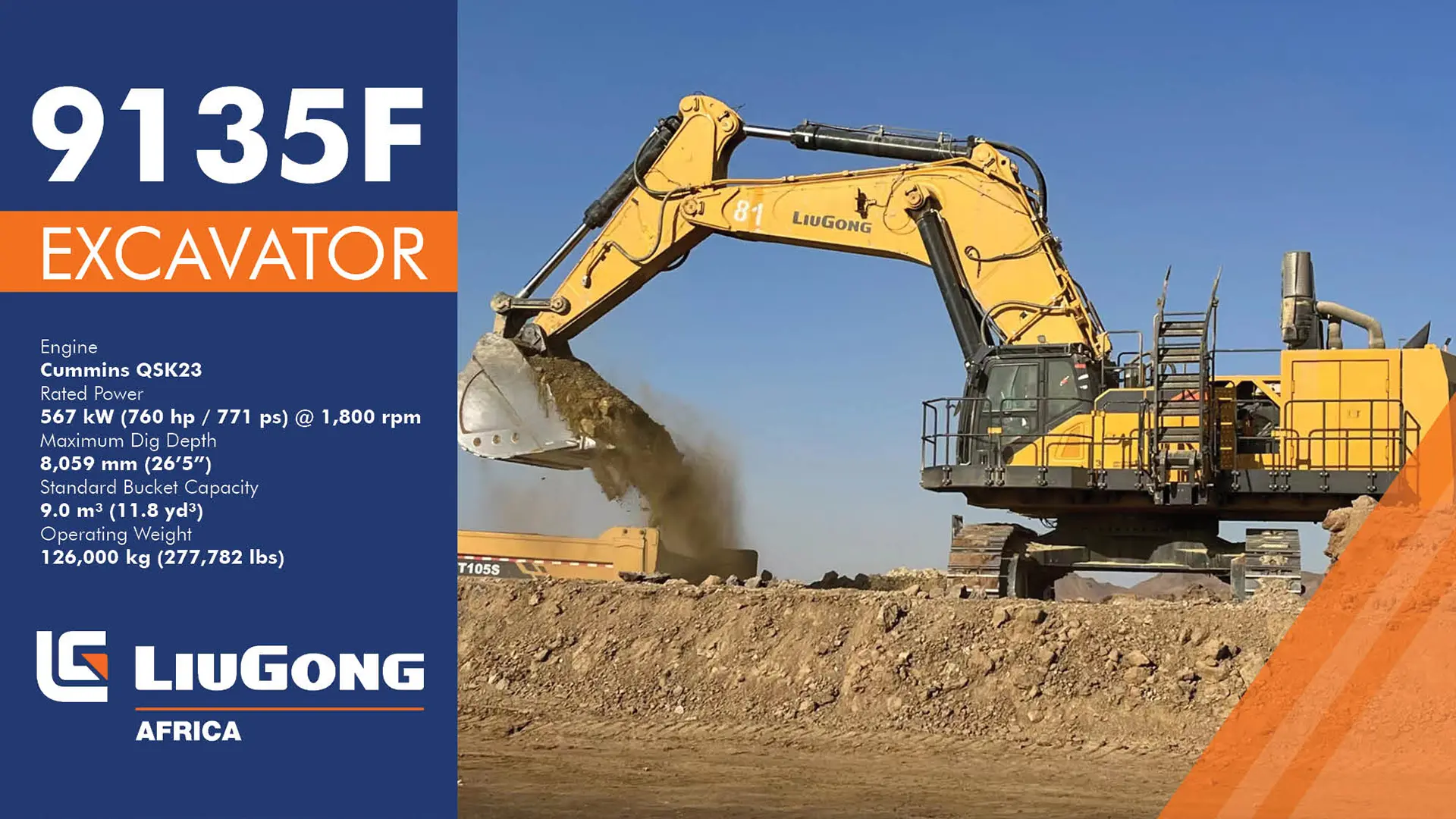 9135F Excavator | LiuGong