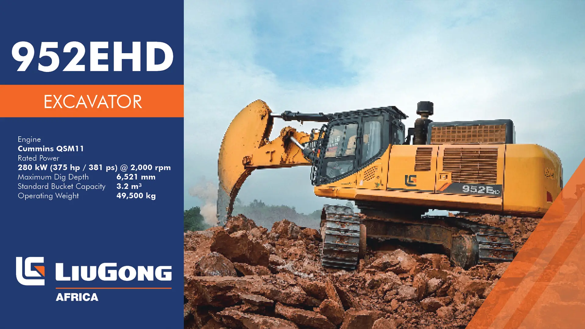 952EHD Excavator | LiuGong Africa