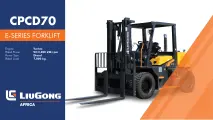 CPCD70 E-Series forklift | LiuGong