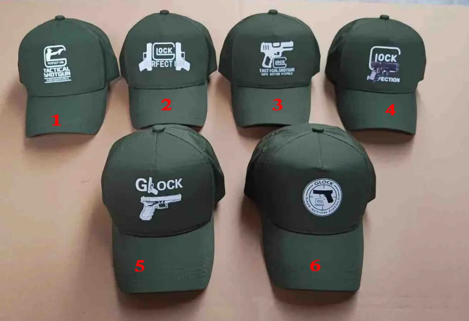 Adjustable Glock Caps Olive Green | Outdoor Innovation