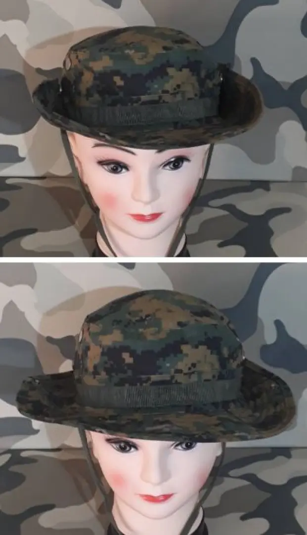 A Wide brim boonie hat (Digital green) | Outdoor Innovation