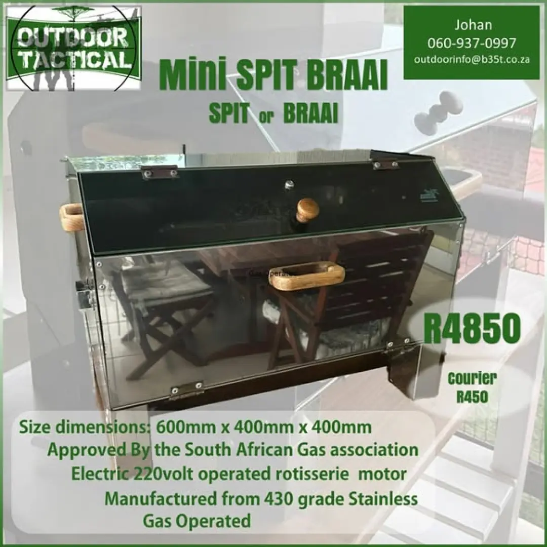 Mini spit braai for sale | Outdoor Innovation