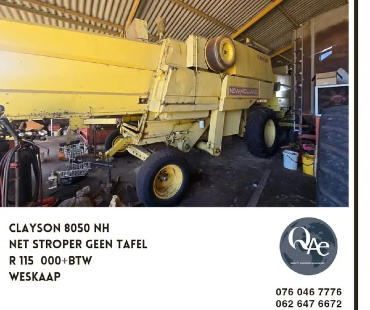 New Holland Clayson 8050 |  QAC Equipment