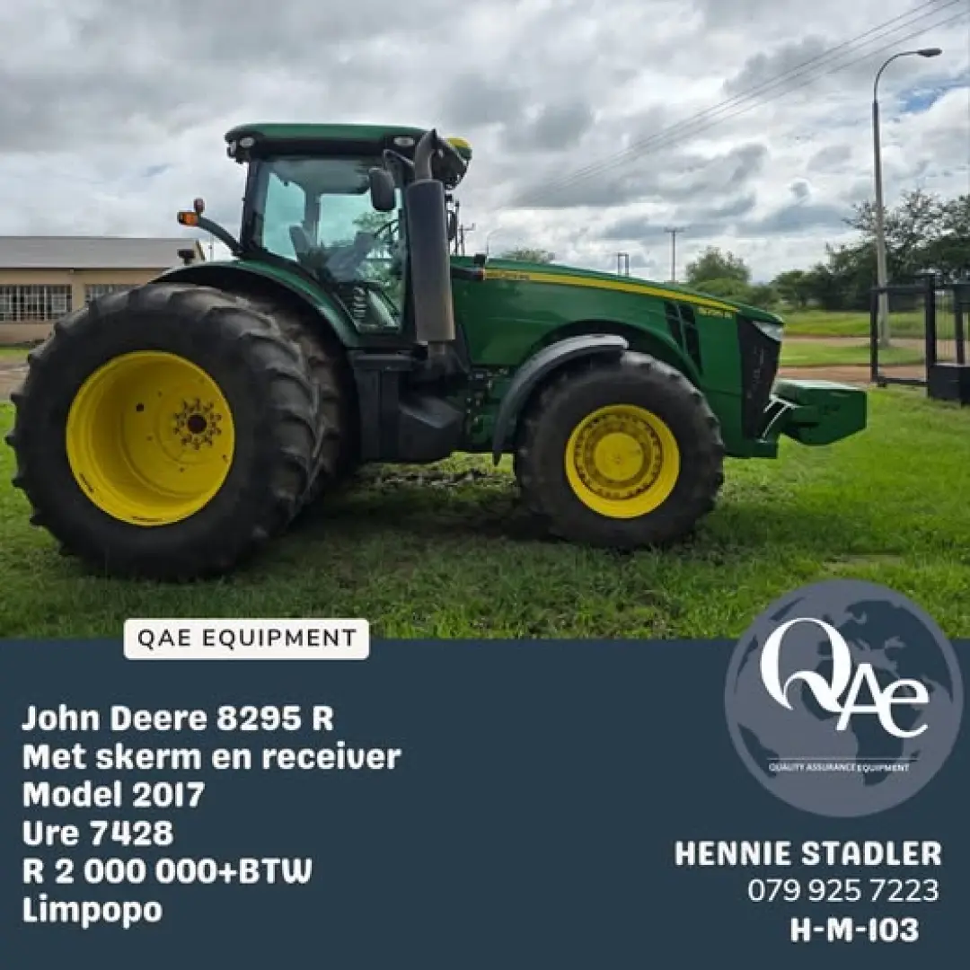 John Deere 8295R 7428 Ure |  QAC Equipment