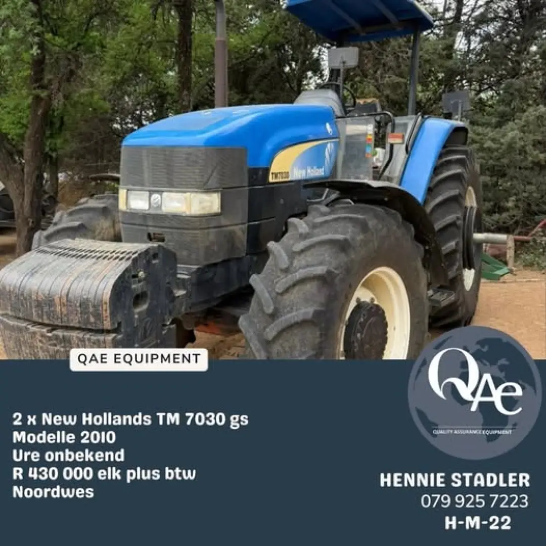  New Holland TM7030 2010 Model |  QAC Equipment