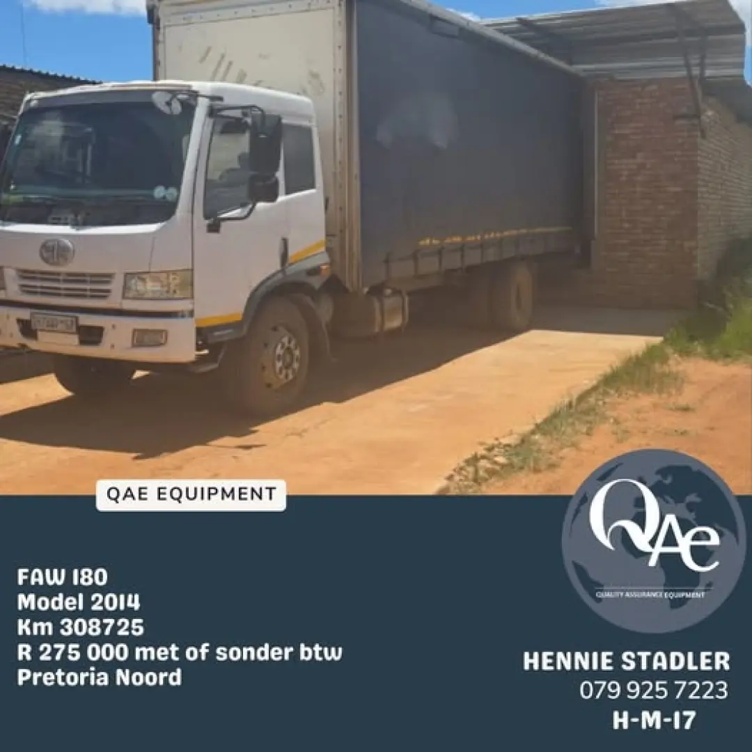 FAW 180 2014 Model |  QAC Equipment