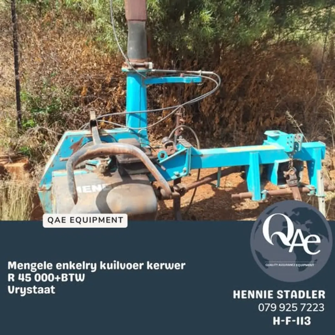Mengele Enkelry Kuilvoer Kerwer |  QAC Equipment