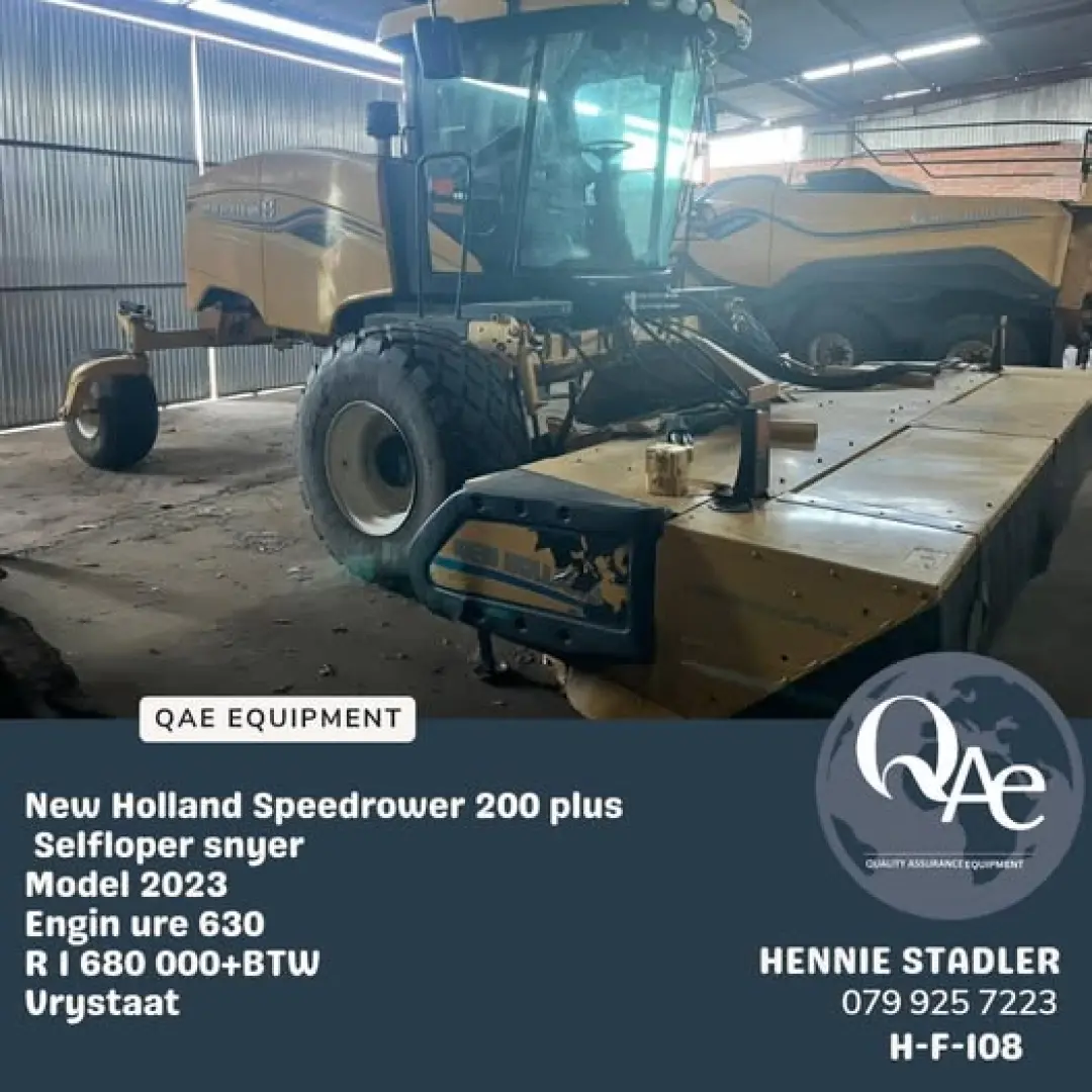 New Holland Speedrower 200 plus |  QAC Equipment