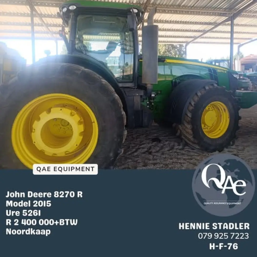 John Deere 8270R 2015 Model 5261 Hours |  QAC Equipment