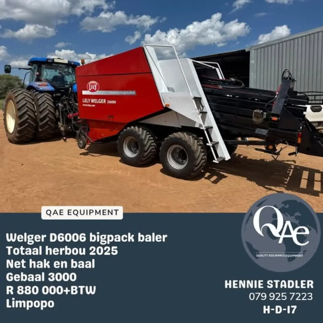 Welger D6006 Bigpack Baler 3000 Gebaal |  QAC Equipment