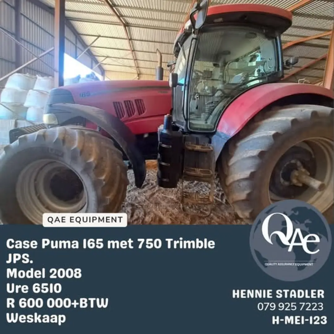 Case Puma 165  2008 Model |  QAC Equipment
