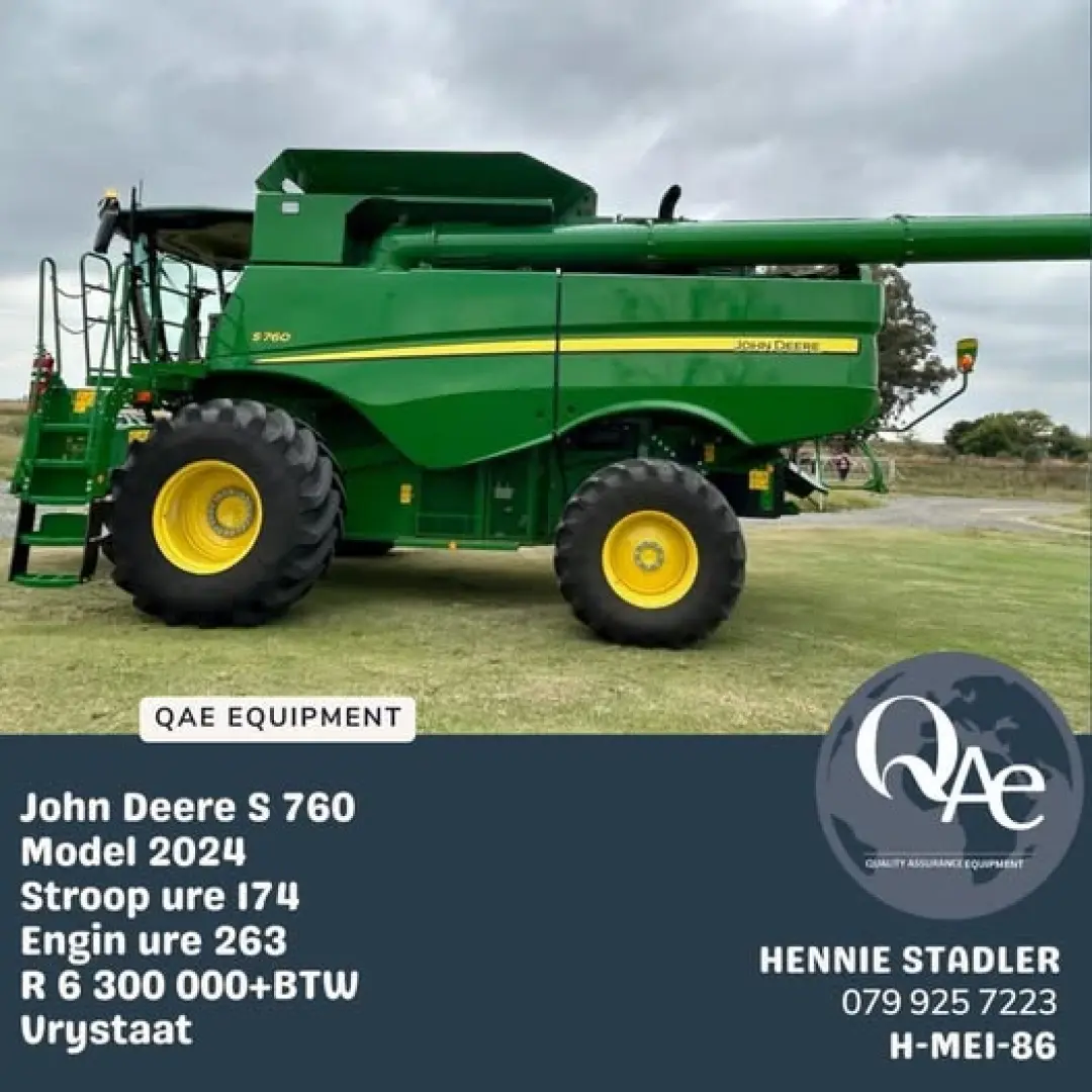 John Deere S760 2024 Model |  QAC Equipment