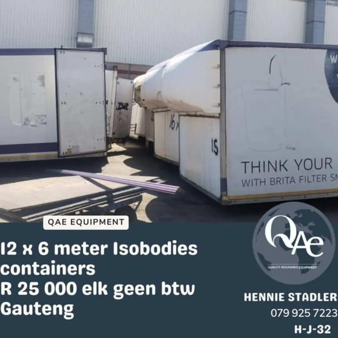Isobodies Containers | QAC Equipment