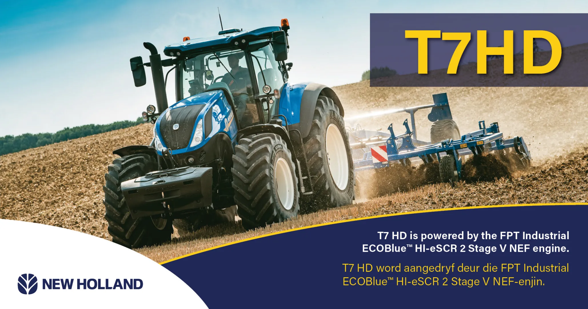 Large square baler control feature makes the T7 HD and a large square baler work as one