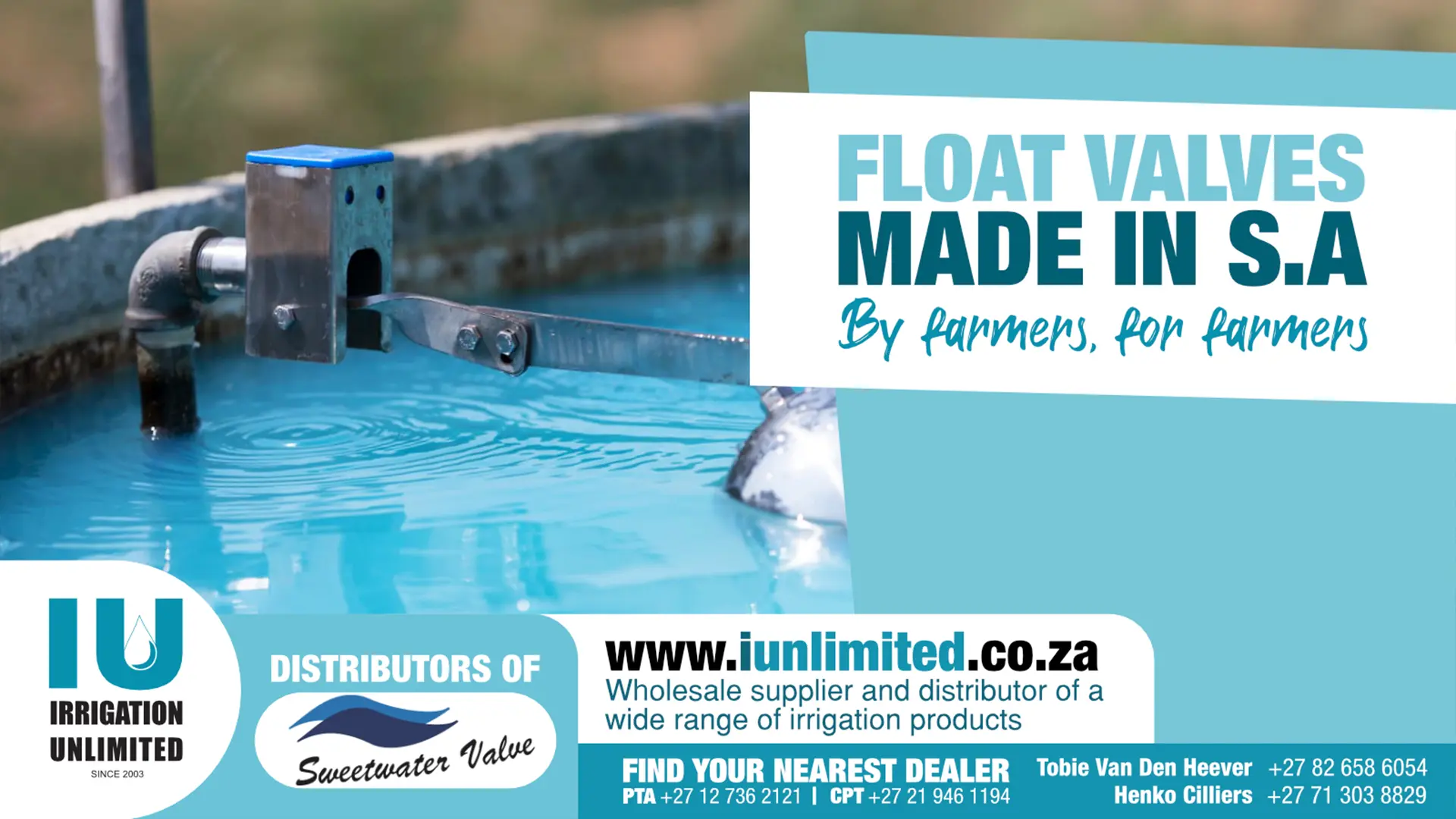 High-Quality Float Valves | Designed by Farmers, For Farmers | Irrigation Unlimited
