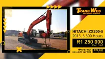 HITACHI ZX200-5 (2013) Excavator For Sale In Pretoria | Trans Wes Auctioneers